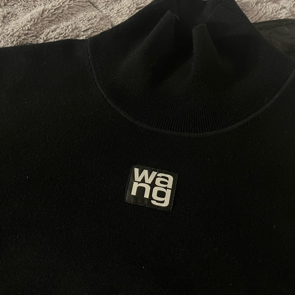 Black turtleneck by Alexander Wang